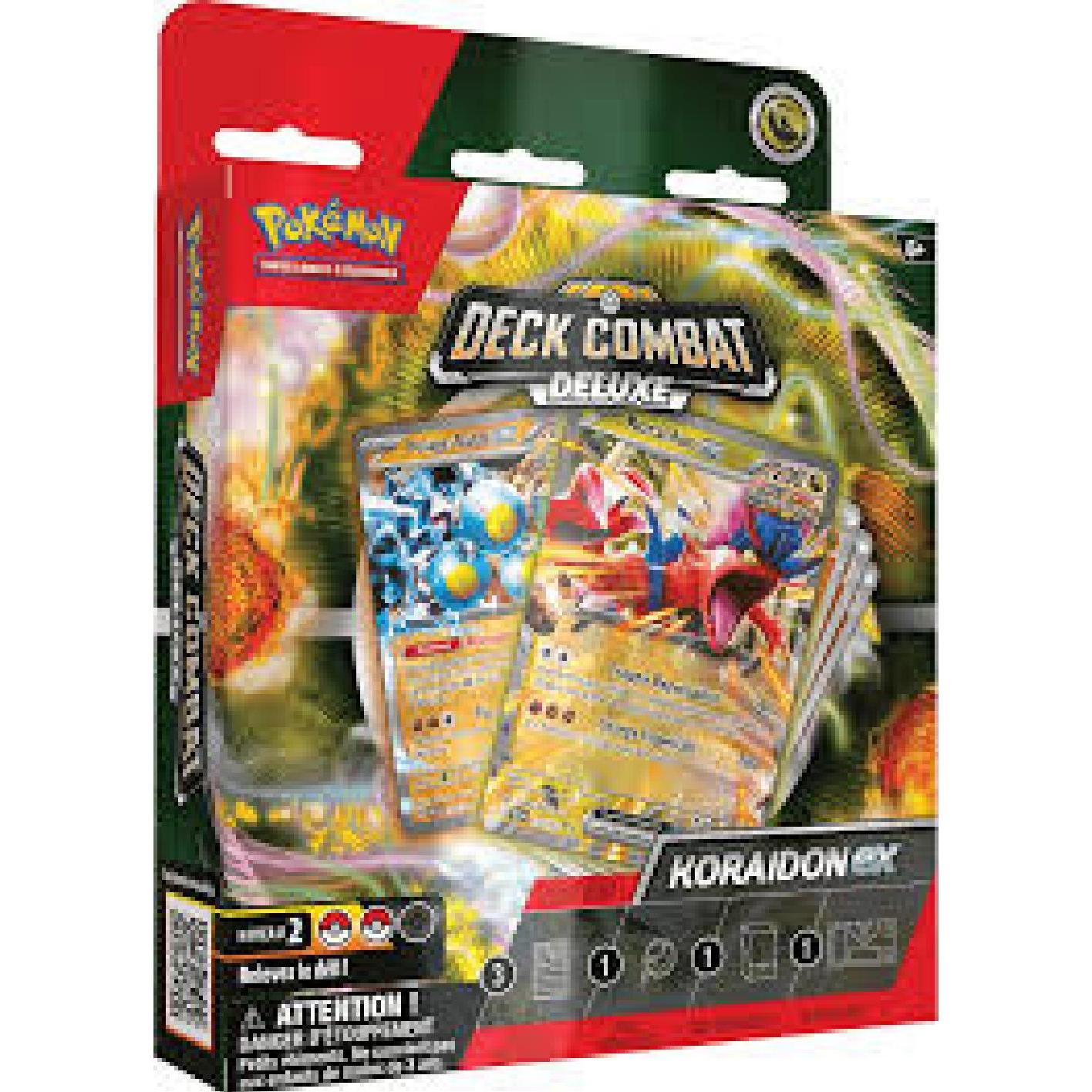 Pokémon Deck 60 Karten Miraidon EX und Koraidon EX.