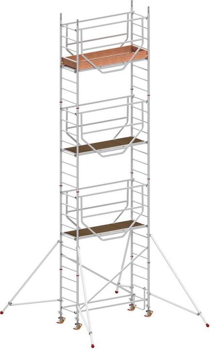 kaiserkraft Echafaudage roulant de sécurité (Échelle multifonction, 208 cm)