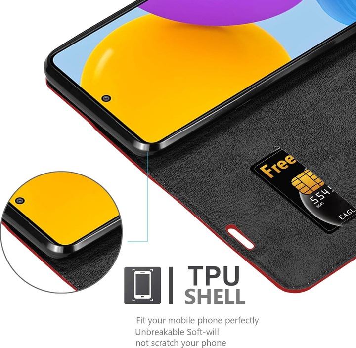 Productafbeelding Cadorabo Boek Invis. Magnetisch deksel (Samsung Galaxy M52 5G)