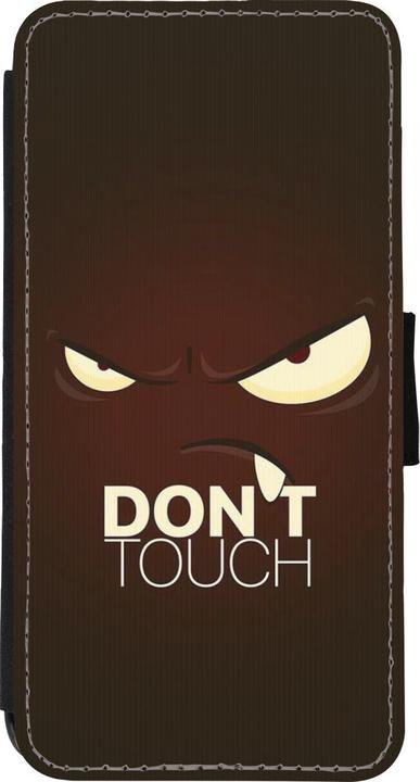 Produktbild PhoneLook Hülle Wallet schwarz Angry Dont Touch (Apple iPhone XR)