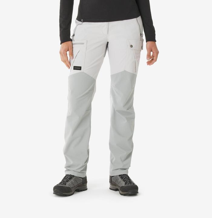 Actual product image Forclaz Trekkinghose Damen - MT500 grau (31)