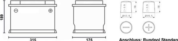 Produktbild Bulltron Batterie LiFePO LiFePO4 12,8V Akku mit 100A BMS (12.80 V, 100 Ah)