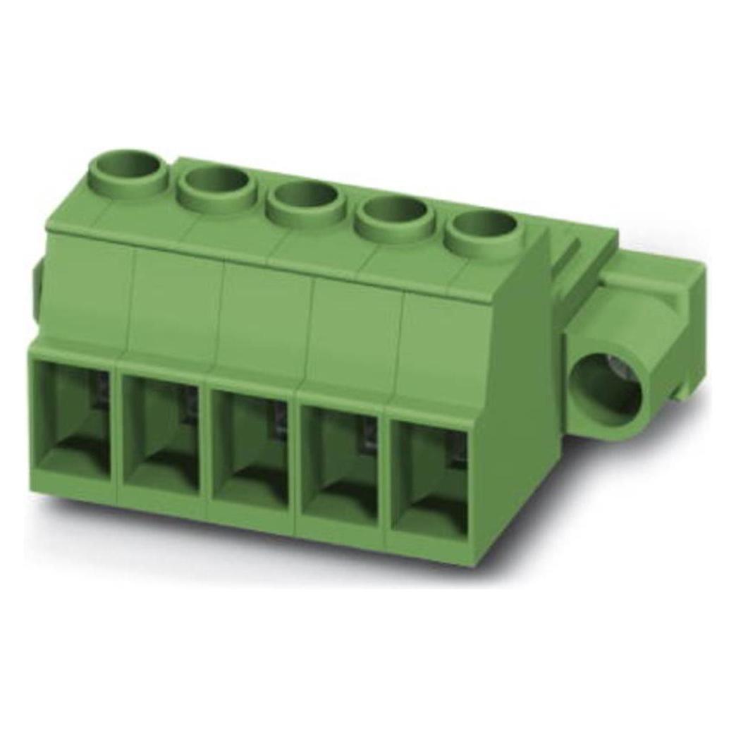 Phoenix Contact IPC 5/ 4-STF-7,62, Elektronikkabel + Stecker, Grün