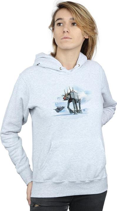 Image du produit Star Wars - Sweat à capuche CHRISTMAS AT-AT REINDEER - Femme (S)