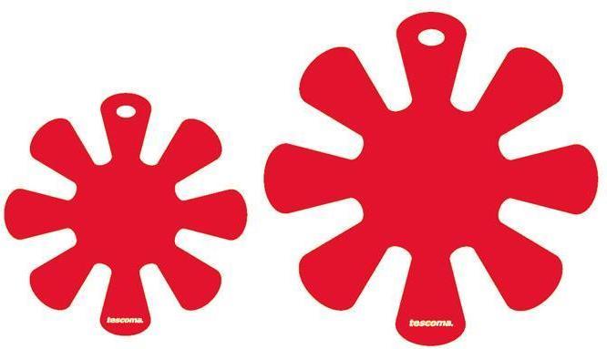 Tescoma 420884 Topfuntersetzer 2 Stück(e) (PRZEKLADKAMIEDZYPATELNIEPRESTOMALAiDUZA/2SZT./CZER) (2 x, Pfannenuntersetzer)