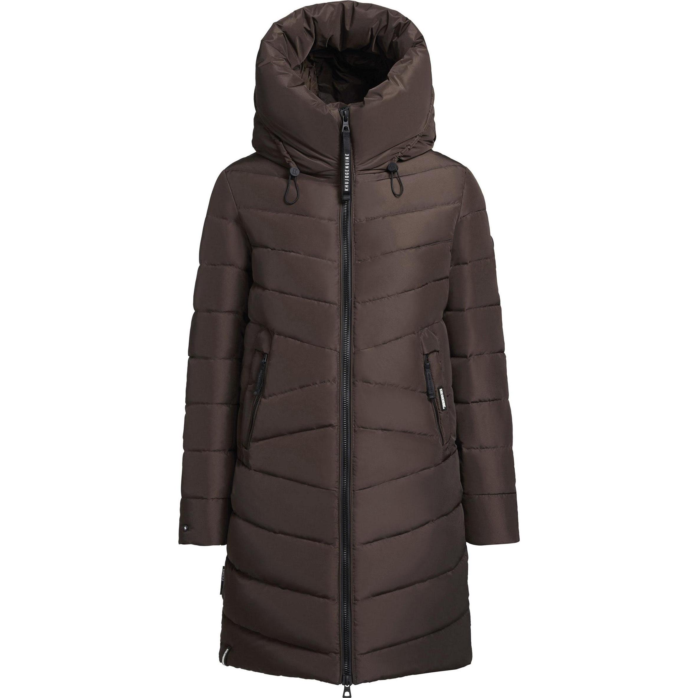 Khujo, Damen, Jacke, Pluz-YM (XL), Braun, XL