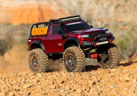 Image du produit Traxxas Trx-4 Sport High Trail M-Rot 1/10 4wd Scale-Crawler Rtr Brushed, Sans Batterie Ni Chargeur (RTR Prêt à fonctionner)
