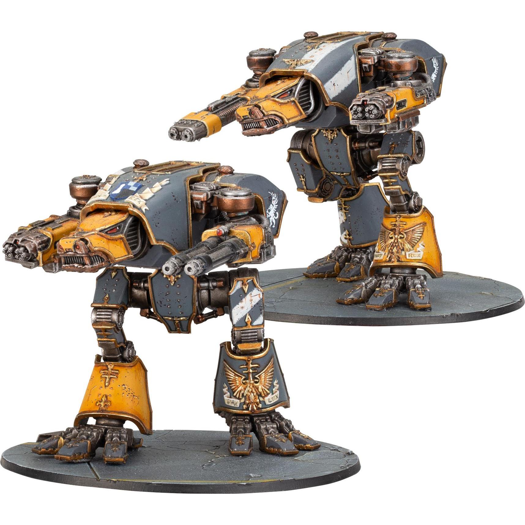 Games Workshop Legions Imperialis: Warhound Scout Titans With Turbo-Laser Destructors And Vulcan Mega-Bolters (Kunststof...