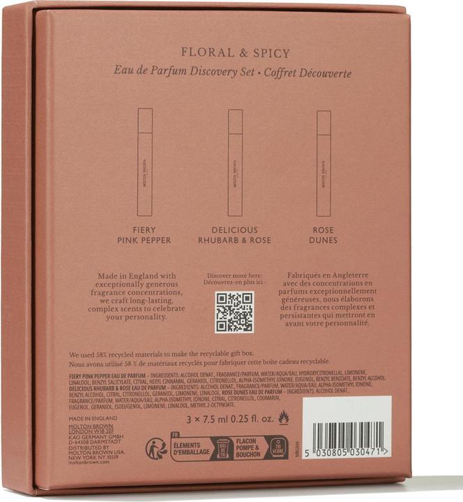 Immagine prodotto Molton Brown Floral & Spicy Eau de Parfum Discovery Set (Set di profumi)