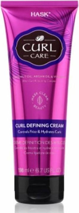 Produktbild Hask CURL CARE curl defining cream 198 ml (Haarpaste, 198 ml)