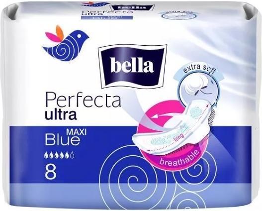Produktbild Bella Perfekta Hygiene Pads 8 Stück Maxi Blau 30 (8 x)