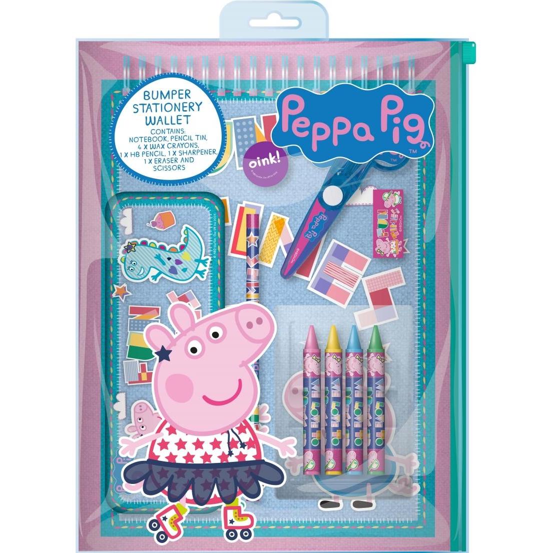 Øvrige, Heft + Block, Peppa Pig Bumper stationery wallet