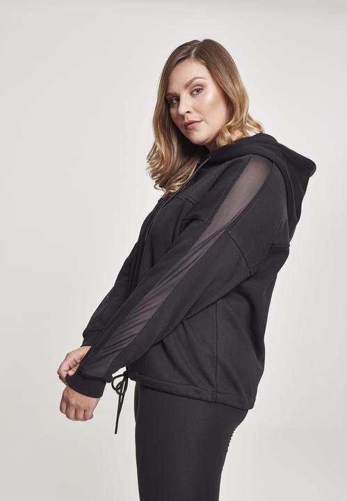 Produktbild Urban Classics Ladies Oversized Tech Mesh Inset Hoody (XL)