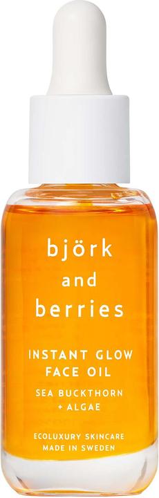Produktbild Björk & Berries Instant Glow Face Oil Sea Buckthorn + Algae (30 ml)
