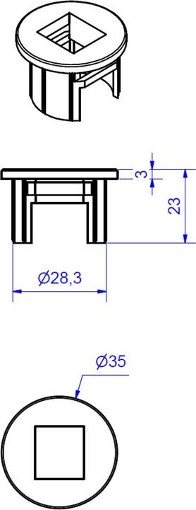 Image du produit Bachmann MINI PIX - Adaptateur pour module - noir (Accessoires pour câbles)