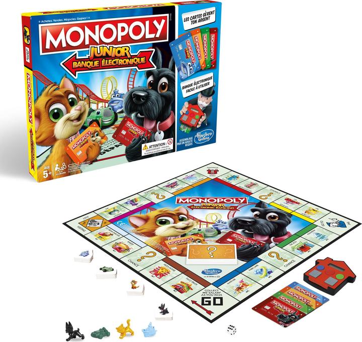 Actual product image Hasbro Monopoly Junior Banque electronique F (French)