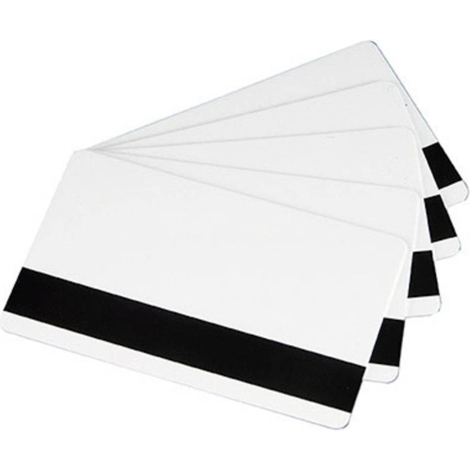 Zebra, Kasse, Plastikkarten bedruckbar mit HiCo Magnetstreifen, 500er Set