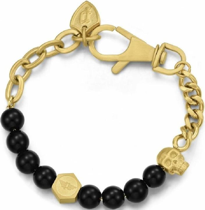 Brosway Naxos BNX12 timeless men's gold-plated chain bracelet