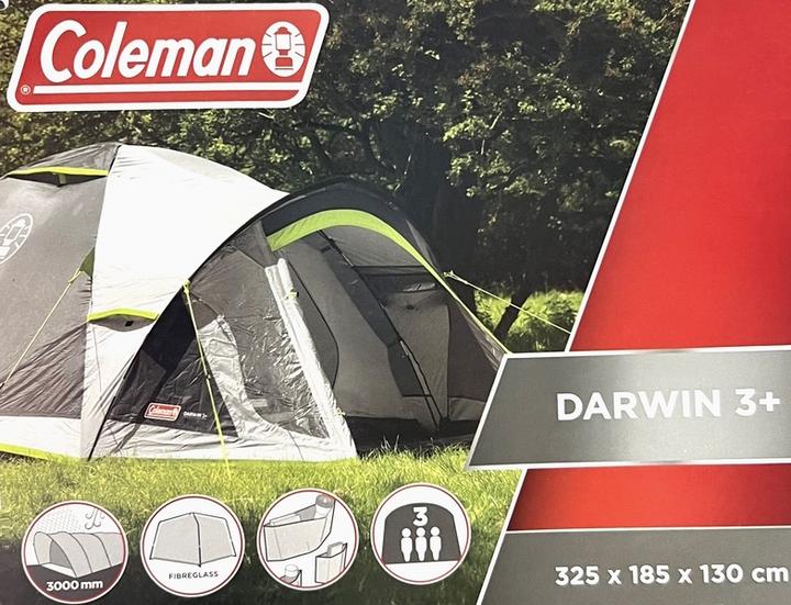 Actual product image Coleman Darwin 3+ (Dome tent, 4.90 kg, 3 persons)
