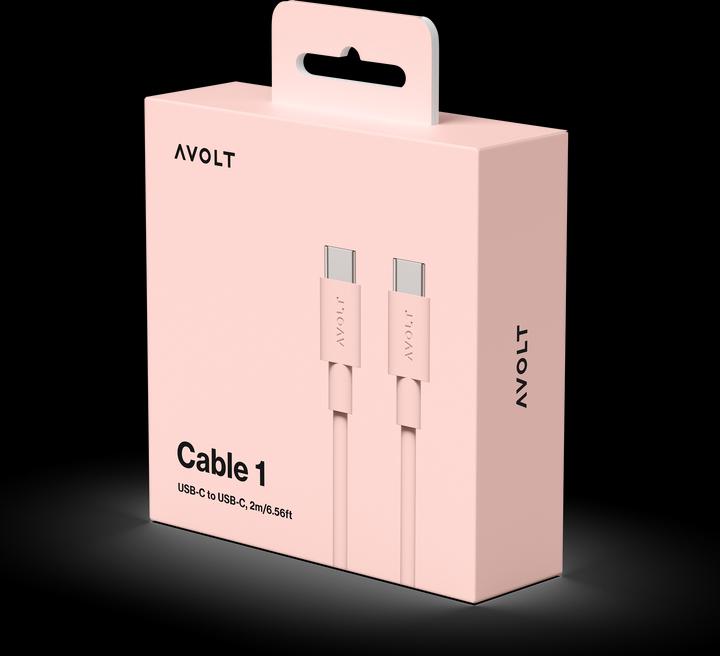 Actual product image Avolt USB C – USB C (2 m, USB 2.0, 100 W)