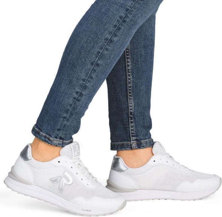Actual product image Rieker Women's sports shoes mesh comfortable soft white W2404-82 (37)