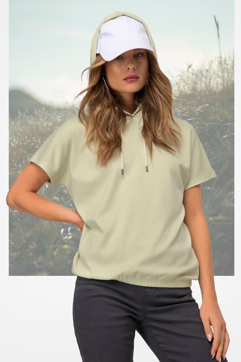 Produktbild Laurasøn Hoodie, oversized, Kapuze, elastischer Saum (L)
