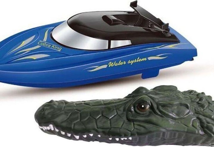 Actual product image Siva Croco Racer Boat blue 2in1 2.4GHz
