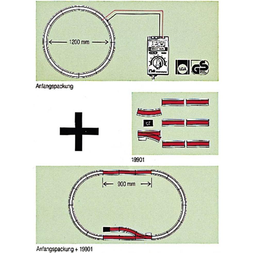 LGB G Gleis 19901 Ergänzungs-Set (Spur G)