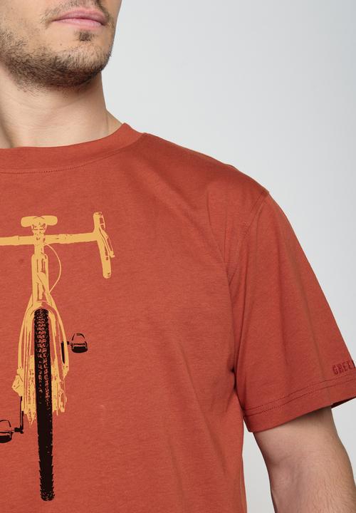 Actual product image Greenbomb T-Shirt Bike Front Stamp (L)