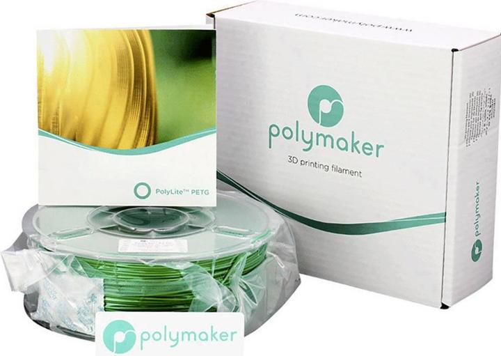 Actual product image Polymaker PolyLite PETG - Green - 2.85mm (PETG, 2.85 mm, 1000 g, Green)