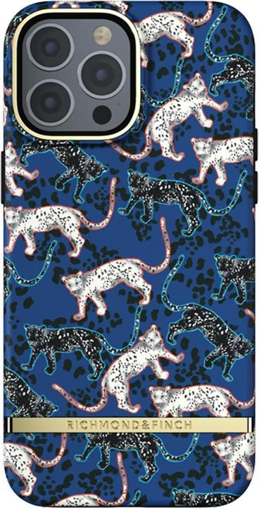 Actual product image Richmond & Finch Blue Leopard iPhone 13 Pro Max (Apple iPhone 13 Pro Max)