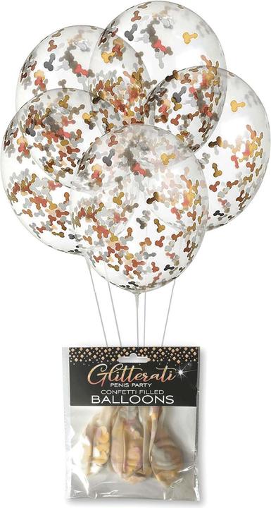 Actual product image Little Genie Productions Glitterati Penis, Confetti Balloons (Other, German)