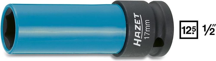 Produktbild HAZET Schlag-, Maschinenschrauber Steckschlüsseleinsatz ∙ Sechskant 903SLG-17 ∙ Vierkant12,5 mm (1/… (17 mm)