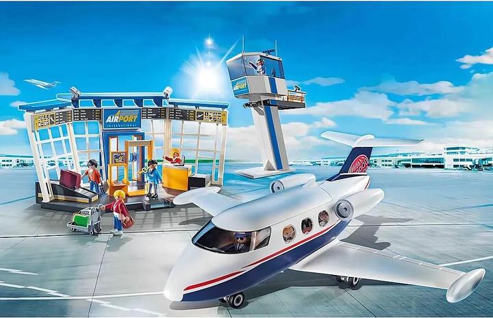 Produktbild Playmobil Flughafen mit Flugzeug und Tower (71153, Playmobil City Action)