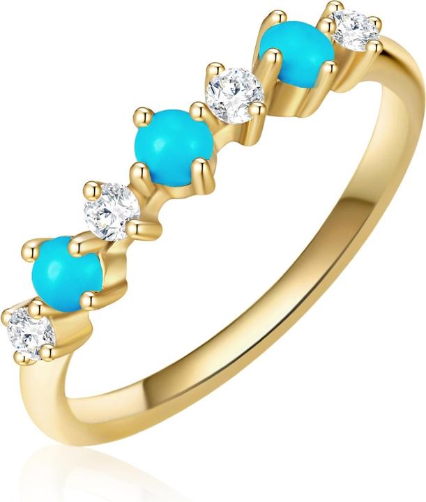 Immagine prodotto Glanzstücke München Donna Argento Sterling Cubic Zirconia Oro Giallo - 31498 (48, 925 Argento)