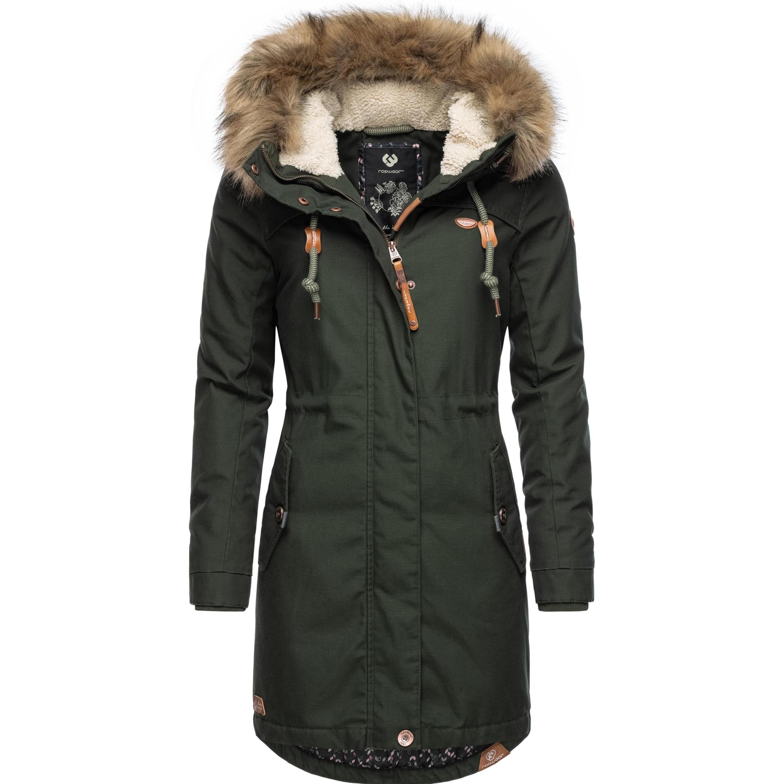 Ragwear, Damen, Jacke, Tawny (XXL), Grün, XXL