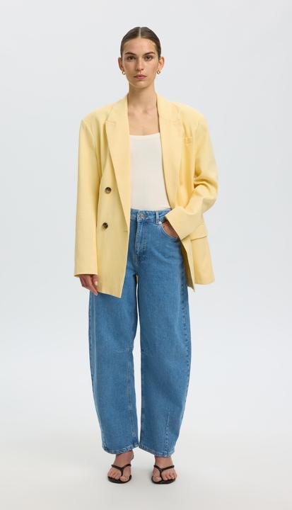 Produktbild Selected Mid Waist Barrel Fit Jeans (26)