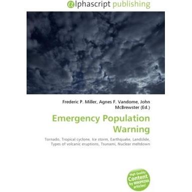 Emergency Population Warning, Fachbücher von Agnes F. Vandome, Frederic P. Miller, John McBrewster