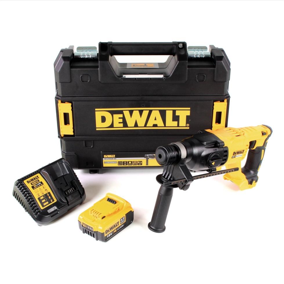 Thumbnail - DeWalt, Bohrmaschine + Akkuschrauber, DCH 133 M1 Akku Kombihammer 18V 2,6J SDS plus Brushless + 1x Akku 4,0Ah + Ladegerä...