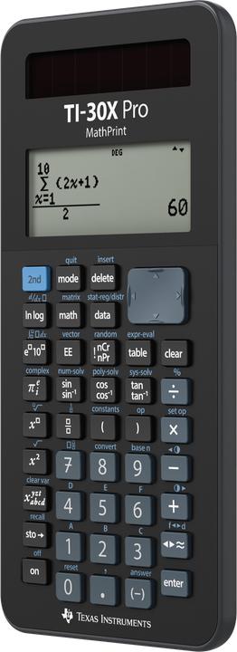 Actual product image TI 30X Pro MathPrint (Solar cells, Batteries)
