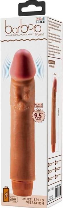 Actual product image Baile - Dybbuk Realistic Vibrator 24 cm Mulatto