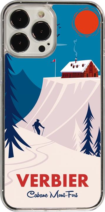Produktbild PhoneLook Hülle transparent Verbier Cabane Mont-Fort (Apple iPhone 13 Pro Max)