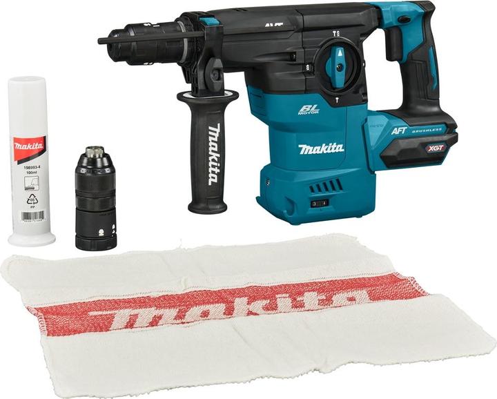 Actual product image Makita 40V Battery combi hammer HR009GZ with quick-change chuck | without battery without charger (Rechargeable battery operated)