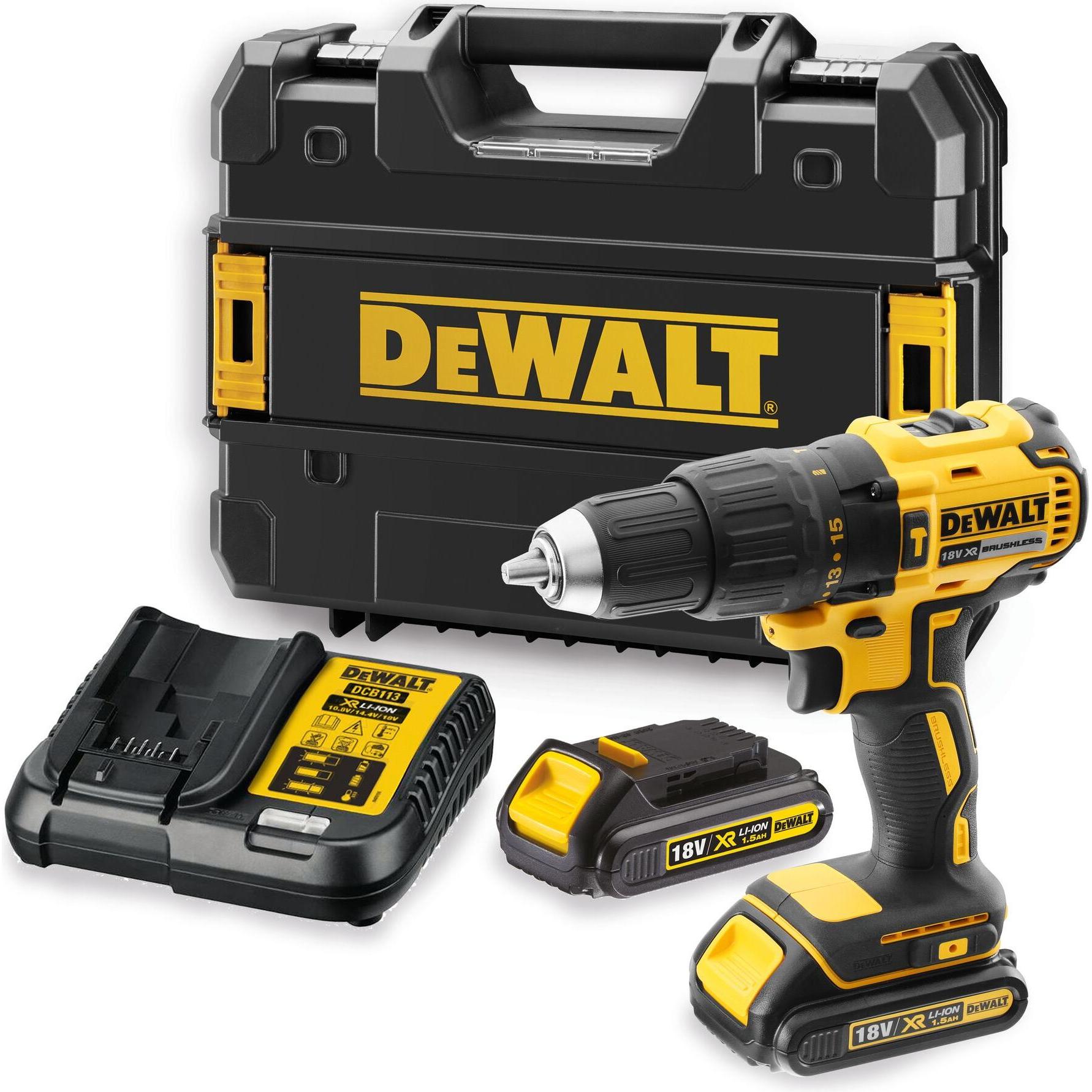 DeWalt, Bohrmaschine + Akkuschrauber, DCD778S2T-QW (Akkubetrieb)