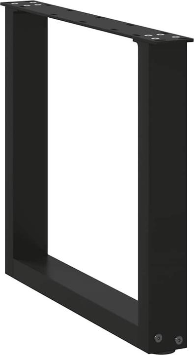 Immagine prodotto vidaXL Gambe del tavolino a U 2 pezzi nero 60x(72-73) cm gamba del tavolo in acciaio