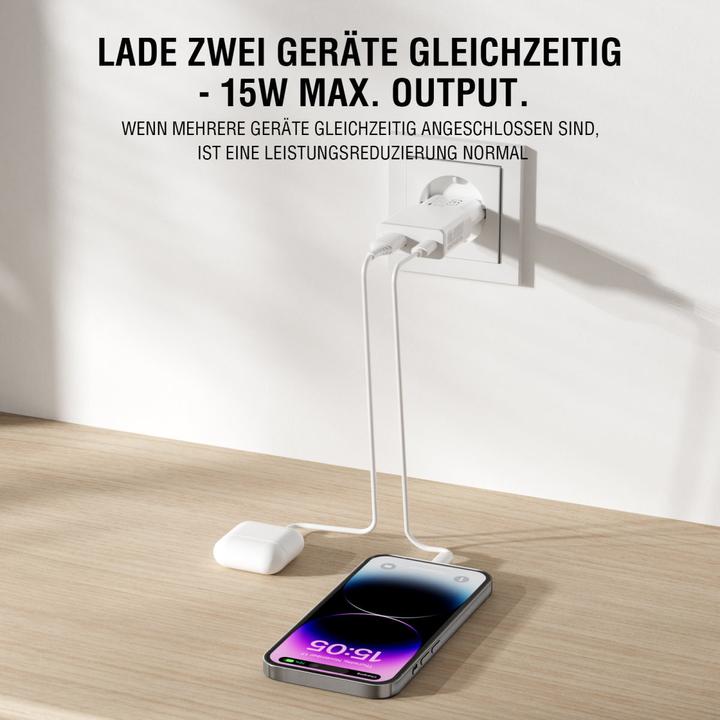 Immagine prodotto 4smarts Caricabatterie PDPlug Slim Duos 30W GaN 1C+1A (30 W)