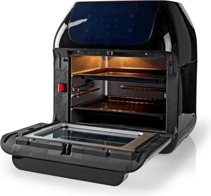 Immagine prodotto Nedis Friggitrice ad aria calda 12 l Timer: 60 min Digitale Nero