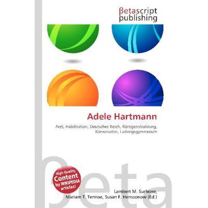 Adele Hartmann, Fachbücher
