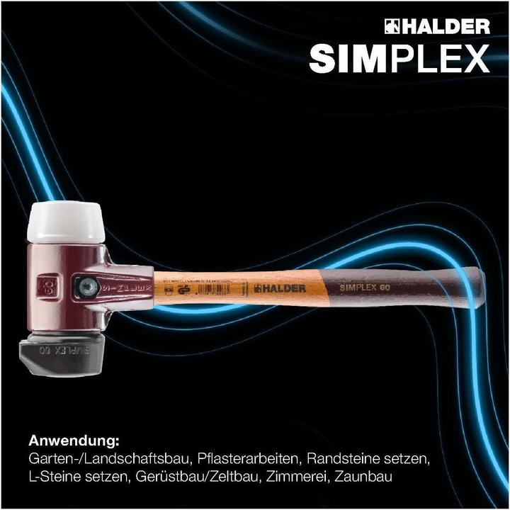 Image du produit Halder Marteau Simplex Softface D80 (4400 g)
