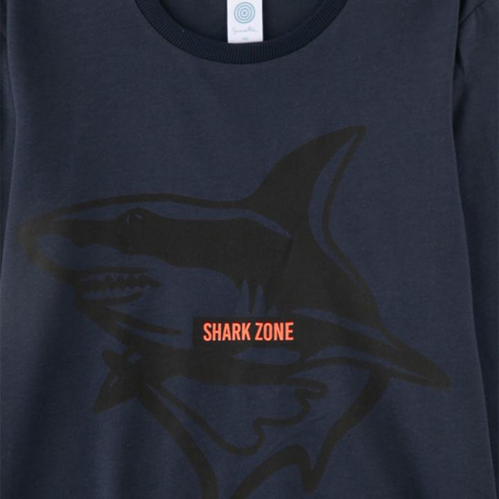 Produktbild Sanetta Pyjama Teens Shark Zone lang (152)